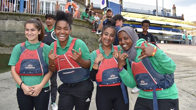 London Youth Rowing's Active Row programme encourages 11-to-18-year-olds in 70 schools across 12 priority boroughs to be active