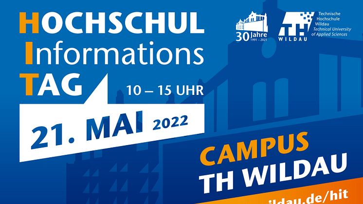 In diesem Jahr wird der Hochschulinformationstag der TH Wildau am 21. Mai 2022 von 10 bis 15 Uhr wieder in Präsenz auf dem Campus der Hochschule stattfinden. (Bild: TH Wildau)
