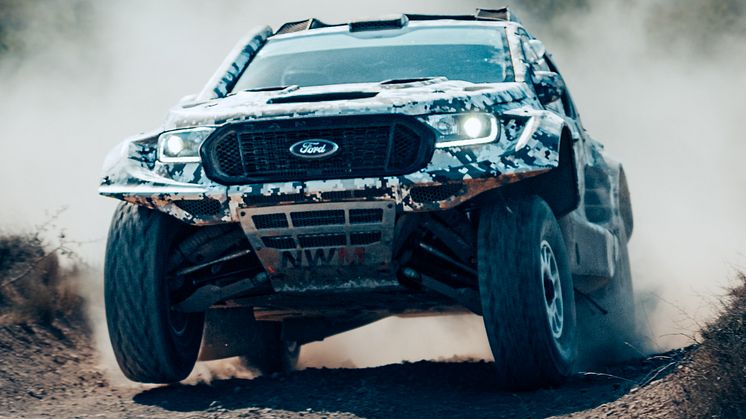 Ford Ranger Raptor T1+ tävlar i Dakar Rally 2024