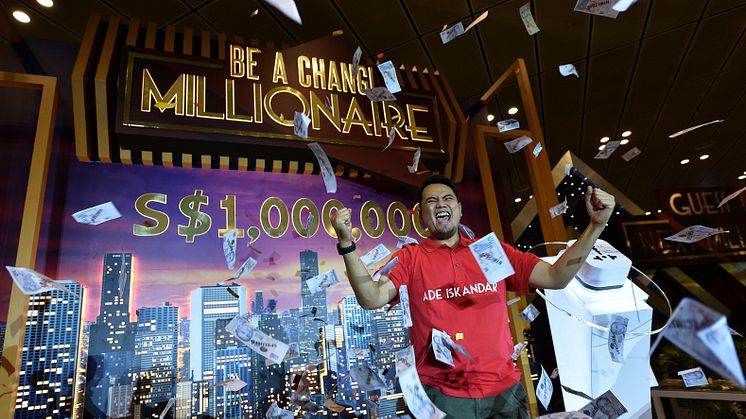 Changi Airport crowns Indonesian Ade Iskandar Roni its seventh Changi Millionaire. 