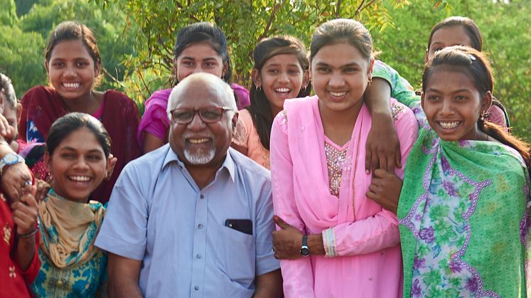 Barn i Saltsjö-Boo möter indisk hjälte som kämpar emot barnäktenskap