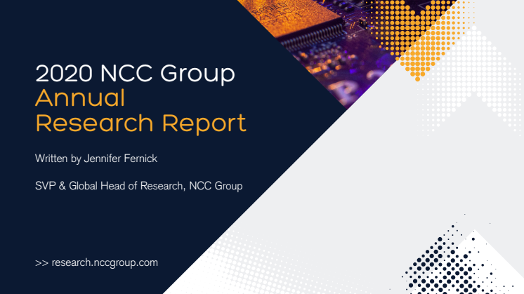 Annual Research Report 2020