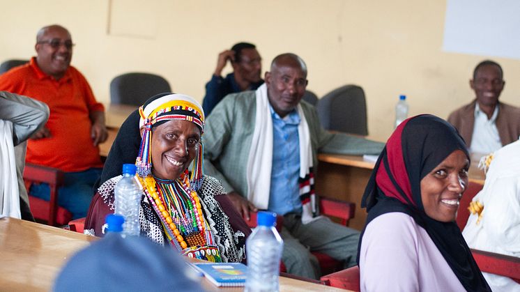 Att samla ledare från olika trosinriktningar för att tillsammans arbeta för fred har gett stora resultat i Etiopien. Nu storsatsar Sida på ett nytt fredsprogram tillsammans med biståndsorganisationen PMU.  Foto: PMU/Johanna Liljegren