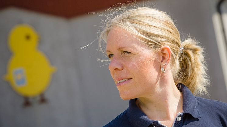 Jenny Andersson, ordförande för branschorganisationen Svensk Fågel och kycklingbonde
