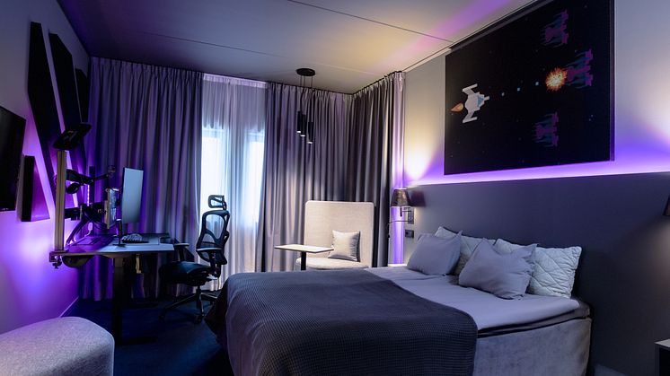 Telia och Nordic Choice Hotels först i Norden med hotellrum för alla gamers
