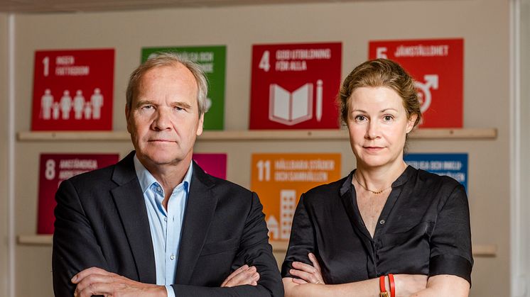 Anders Lago, förbundsordförande Riksförbundet FUB, och Christina Heilborn, förbundssekreterare Riksförbundet FUB.
