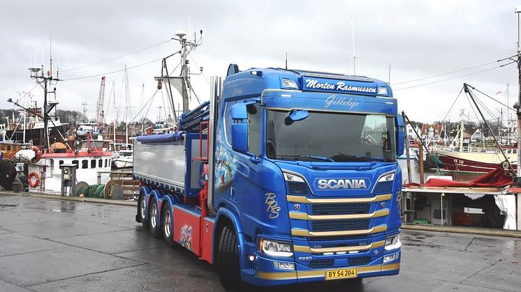 Første NextGen Scania kranbil til Benny Rasmussen & Søn
