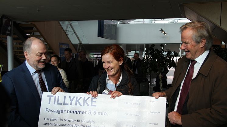 Norwegian runder 3,5 millioner passagerer i Aalborg