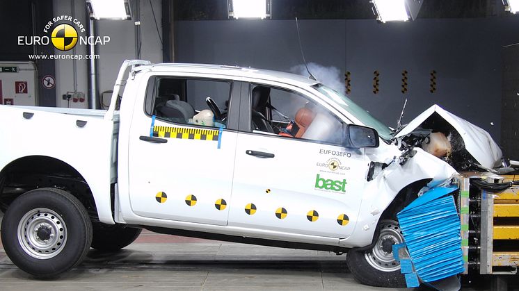 Nya Ford Ranger behåller sin position som Europas säkraste pickup – 5 Euro NCAP-stjärnor igen trots skärpta krav