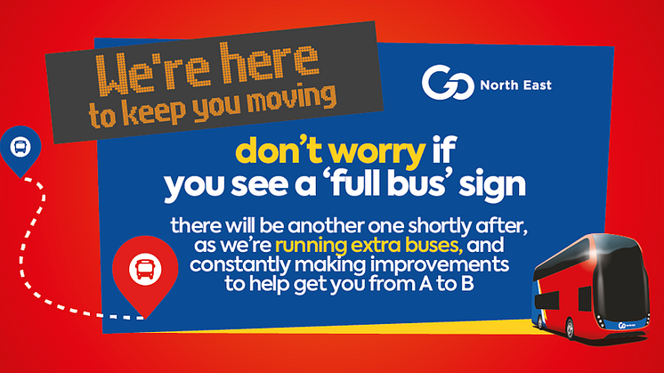 Go North East pledges to add extra capacity when buses get full as the region returns to school and work