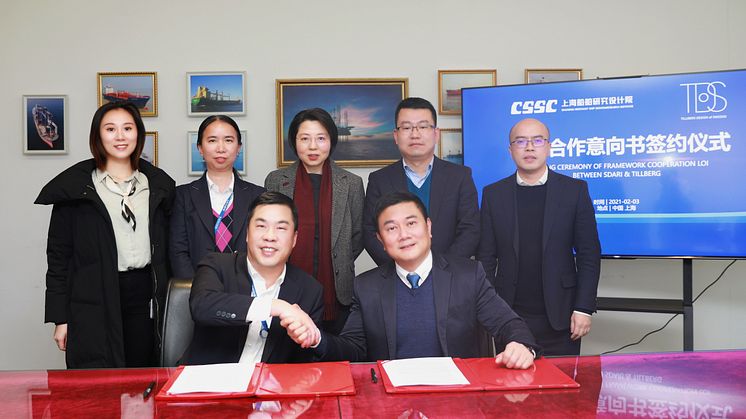 TDoS signs framework cooperation LOI with SDARI, China’s leading ship design house