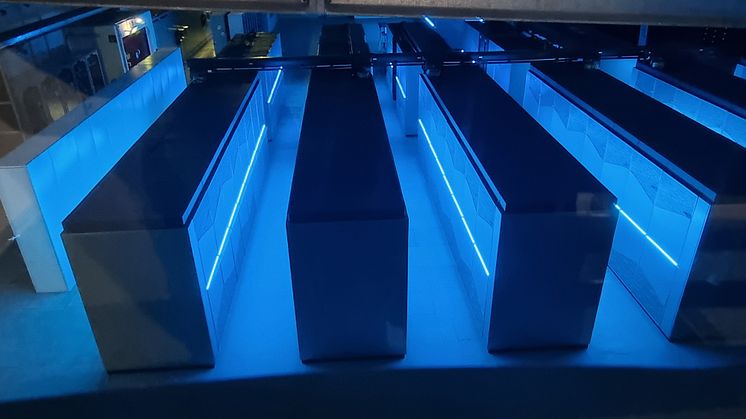 Supercomputer Juwels in Jülich_top view