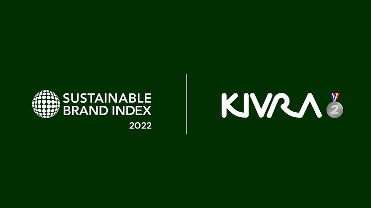 Kivra på andra plats över Sveriges mest hållbara digitala varumärken 🏆