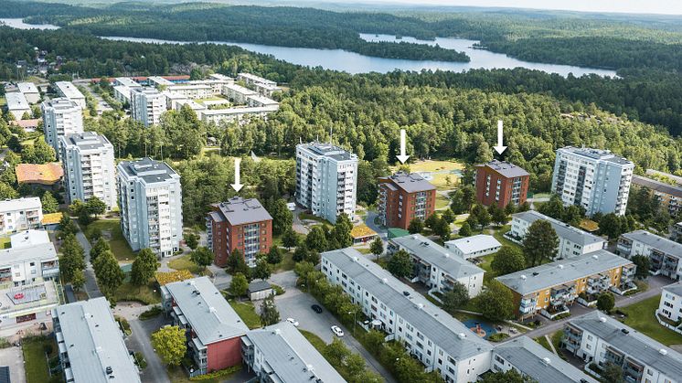 Brf Övre Lövet i Övre Lövgärdet, Angered - 66 nya bostadsrättslägenheter Egnahemsbolaget