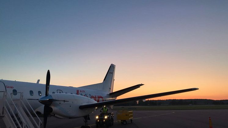 Air Halland ökar antalet resenärer Halmstad- Bromma