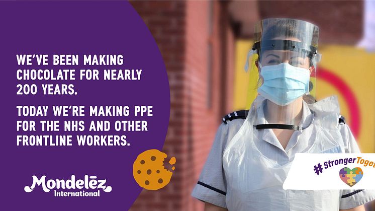 Mondelez teams up with engineering company 3P Innovation to produce medical visors for NHS workers and other frontline services