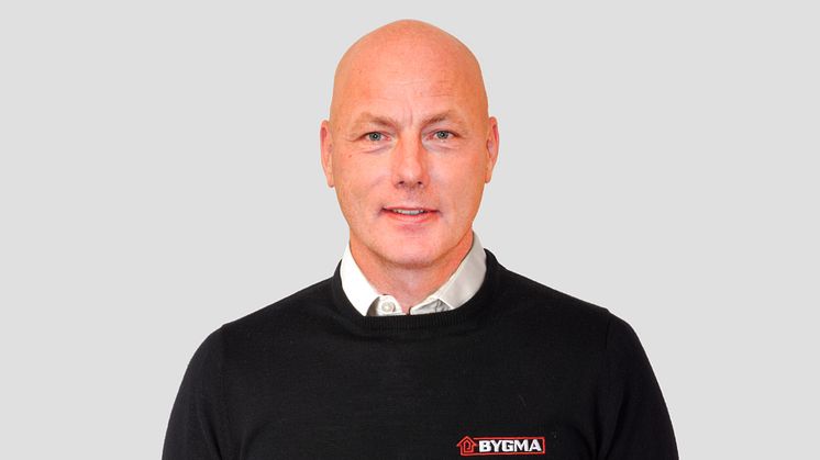 Jörgen Nybacke, ny platschef på Bygmas Tegelförsäljning.