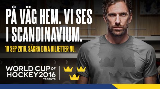 På fredag släpps biljetterna till Tre Kronor - Finland i Scandinavium inför World Cup of Hockey 2016
