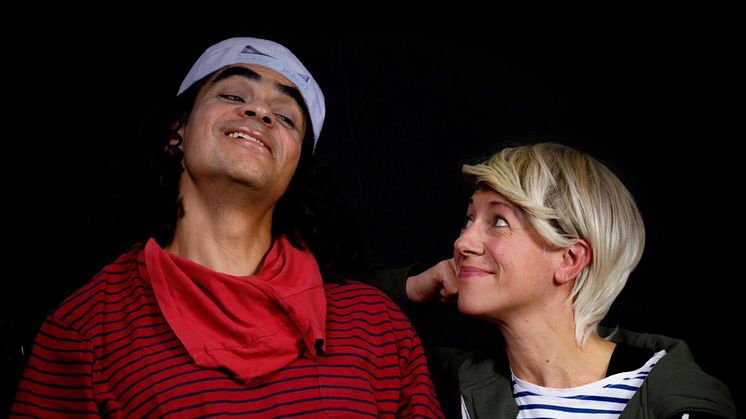 Skådespelarna Harón Sánchez och Ingrid Sonnerby Ljungestig. Foto: kulturljus.se