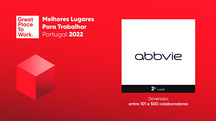 AbbVie eleita uma das melhores empresas para trabalhar em Portugal