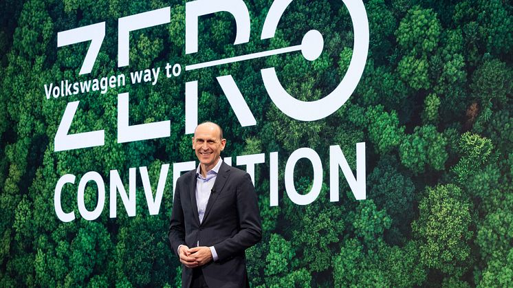 Ralf Brandstätter, CEO for Volkswagen,fremlagde på Wa-to-zero-kongressen køreplan for, hvordan koncernen bliver klimaneutral senest i 2050