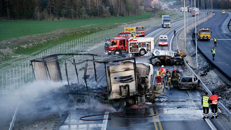 Høy fart er årsaken til svært mange alvorlige ulykker i trafikken - Foto Sverre Chr. Jarild/Gjensidige