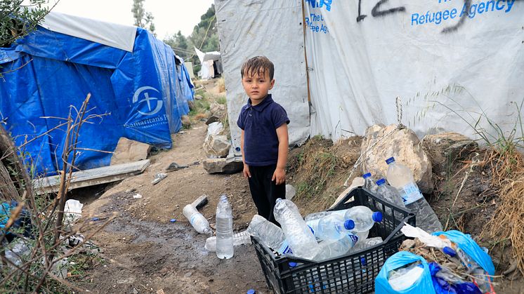 Flyktinglägret Moria, Lesbos 2019. Fotograf Giorgos Moustafis/SOS Barnbyar Grekland