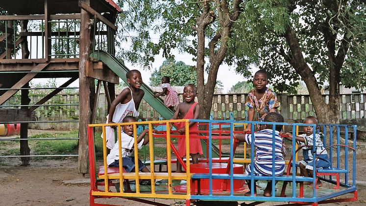 Barn i SOS barnby i Atakpamé, Togo
