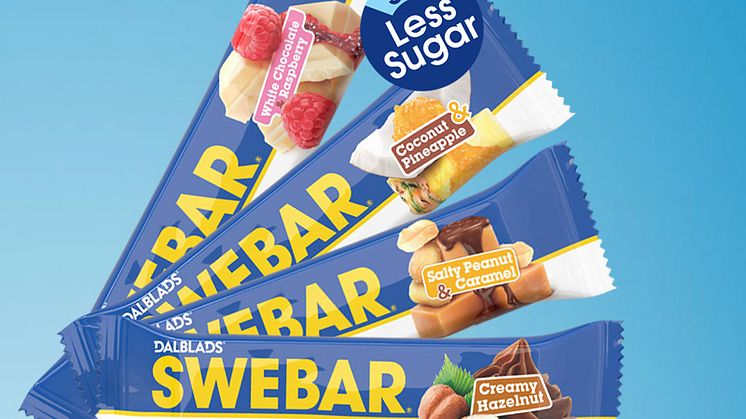 Nya smaker för SWEBAR och SWEBAR med lågt sockerinnehåll