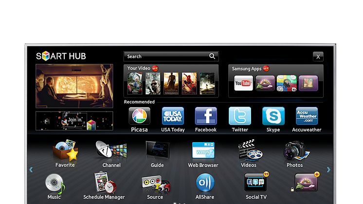 Samsungs nya smarta tv skeppas nu ut till butik