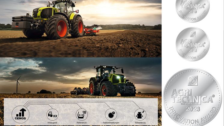 Two silver Agritechnica Innovation Awards for CLAAS and 3A