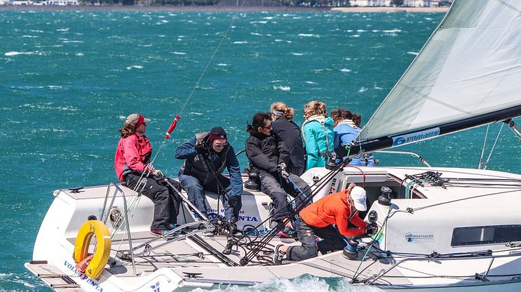 MRX contesting the New Zealand Women's Keelboat National Championship