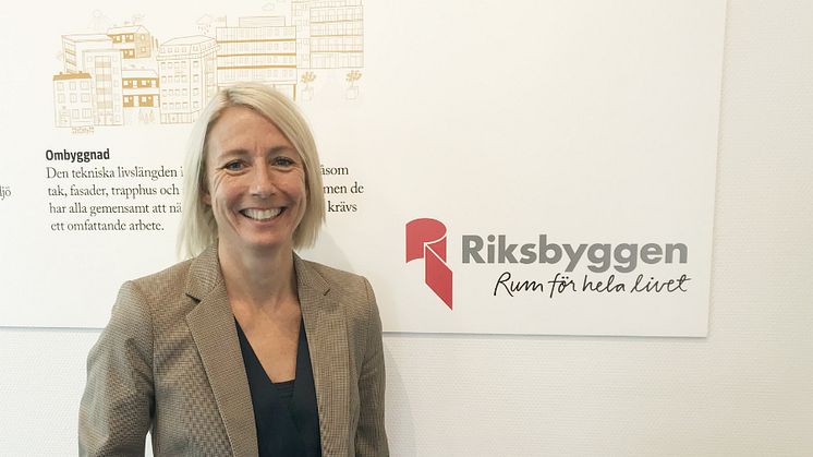 Maria Dahlkvist ny marknadsområdeschef för Riksbyggens fastighetsförvaltning i Örebro