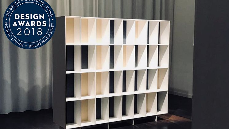 ​The Shelving system Bibliothèque, designed by Claesson Koivisto Rune for Kvadrat and Really, produced by ASPLUND, are rewarded with award for Best Design at the Danish Design Awards 2018.