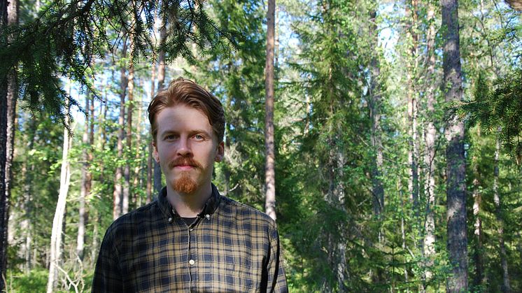 Andreas Schneider, doktorand på Institutionen för fysiologisk botanik vid Umeå universitet. Foto: Laura Hinojosa