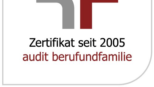 Bereits seit 2005 wird die Barmenia mit dem Zertifikat zum audit berufundfamilie ausgezeichnet 