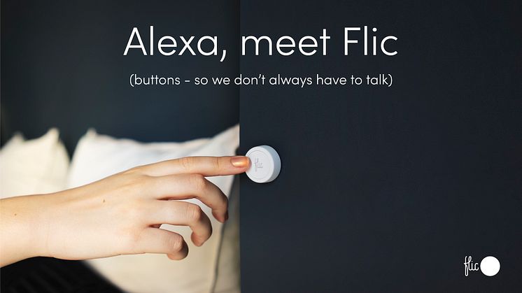 Flic buttons can now trigger Amazon Alexa commands.