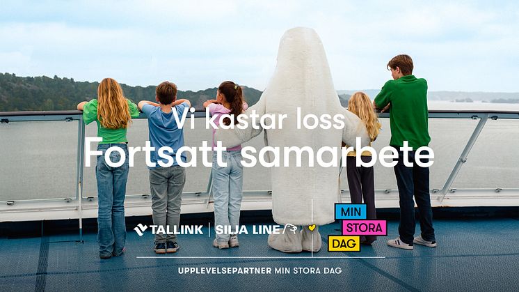 Tallink Silja Line förlänger partnerskapet med Min Stora Dag