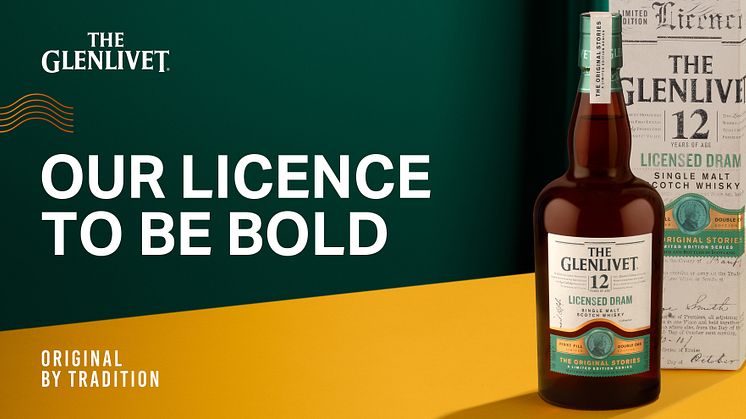 The Glenlivet 12YO Licensed Dram limited edition bottle