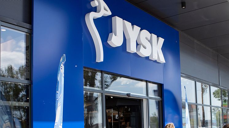 Magazinul JYSK din Bucha a fost redeschis în anul 2022, după retragerea trupelor ruse din zonă