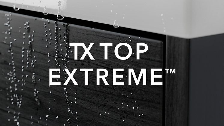 INR lanserar ytbehandlingen TX Top Extreme™:  Badrumsinredning ska hålla en hel generation!