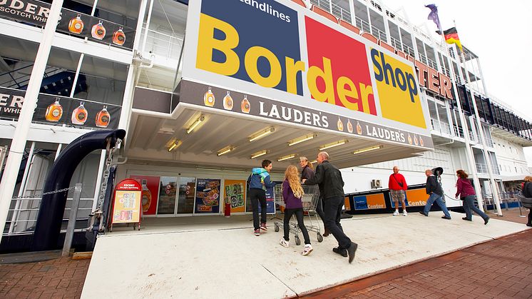 Scandlines' grænsehandelsbutikker ligger i havnene Puttgarden og Rostock.