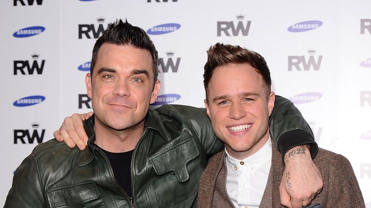 Olly Murs på turné med Robbie Williams