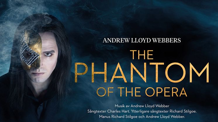 The phantom of the opera på GöteborgsOperan. Premiär 23 september 2017