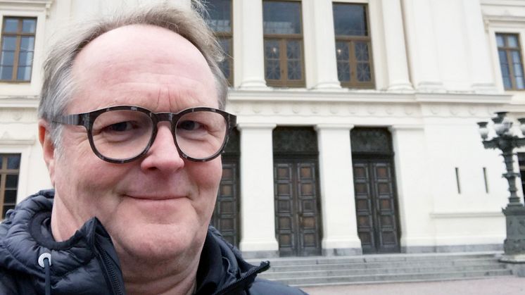 Andreas Blomberg, FOJAB. Nyutsedd husarkitekt och generalkonsult för universitetshusen i Lund. 