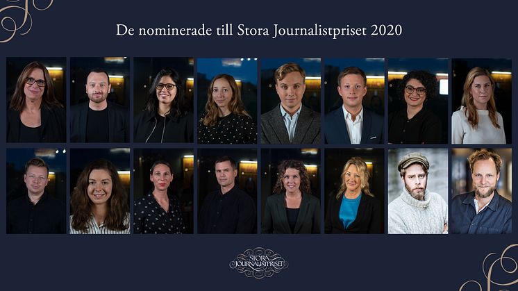 De kan vinna Stora Journalistpriset 2020