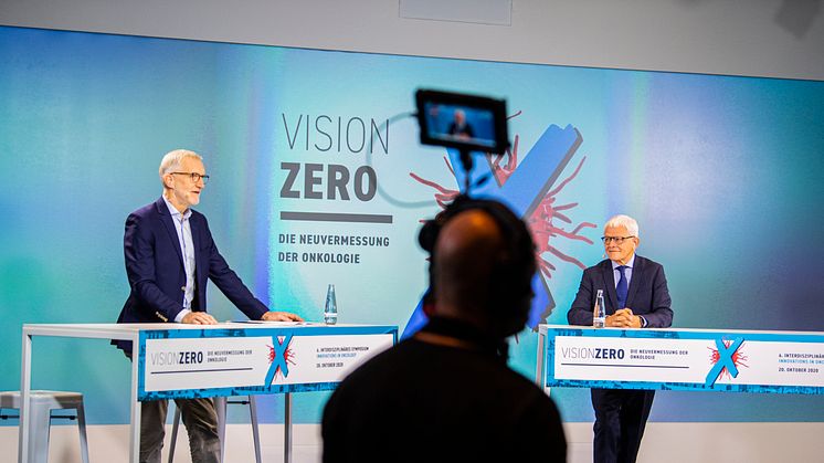 Kongressleitung Prof. Dr. Christof von Kalle und Dr. Georg Ralle: "Wir setzen uns mit allem Nachdruck für Vision Zero in der Onkologie ein!"