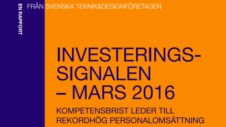 Investeringssignalen mars 2016 (kortversion)
