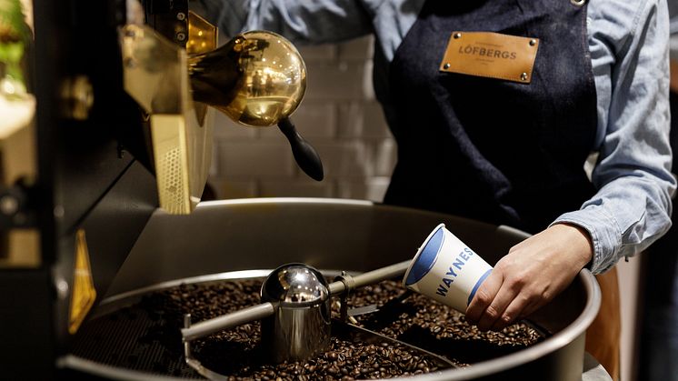 A new collaboration between the Swedish companies Waynes Coffee and Löfbergs