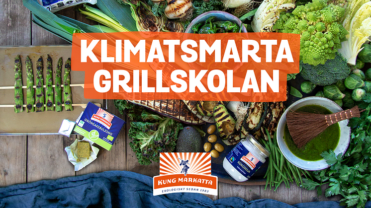 Med en klimatsmart grillskola vill Kung Markatta få svenskarna att lägga mer grönsaker på grillen - det är positivt både för hälsan och miljön. Dessutom blir det riktigt gott! 